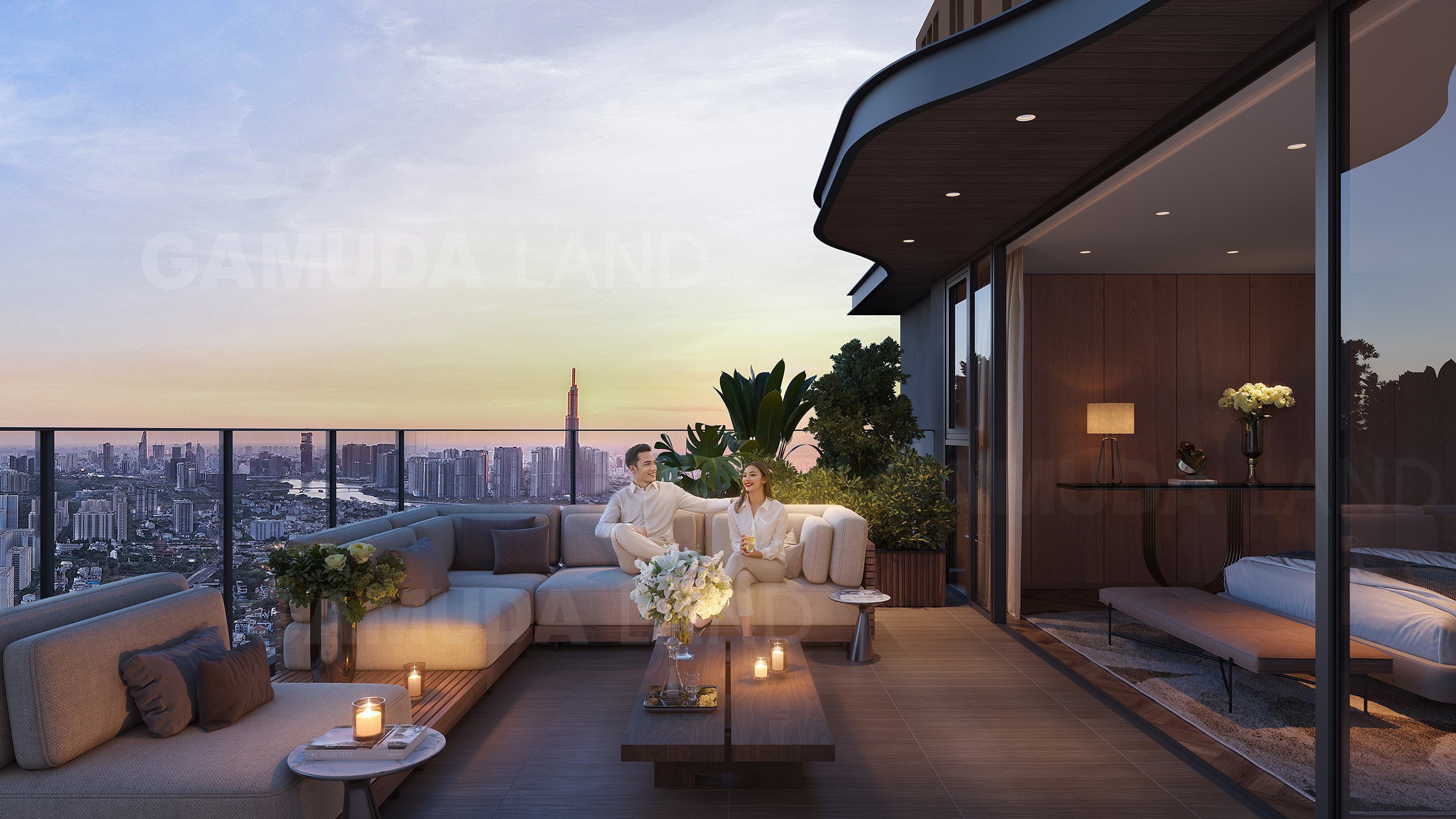 Căn hộ Vinhomes Grand Park tầng 30 đầy đủ nội thất